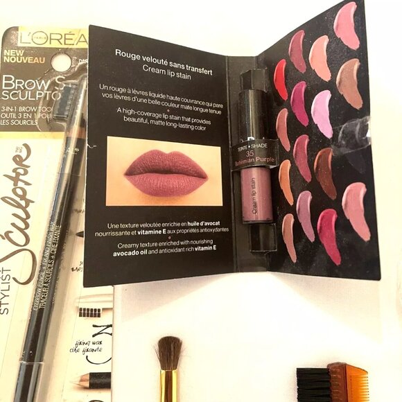 14 +Mix lot of Makeup Cosmetics Fake Eyelashes Mirror Eyebrow Pencil Applicators - Picture 12 of 14